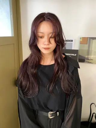 ロング カラー ブリーチモデル/ カットモデル/Riaのヘアスタイル