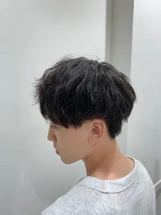 ショート パーマ メンズ クセを最大限に活かす メンズパーマ奈良大祐のヘアスタイル