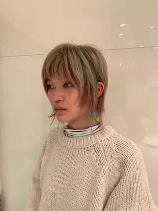 ショート カラー DADACUBIC 齋藤　樹のヘアスタイル