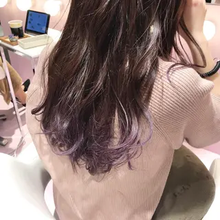 セミロング カラー ボブ/暖色/デザイン KOYUKI⛄️のヘアスタイル