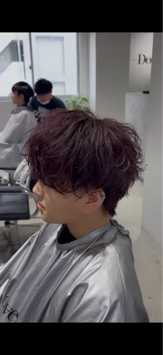 ミディアム カラー メンズ Dover中野✂︎ メンズ美容師島村祐輝のヘアスタイル