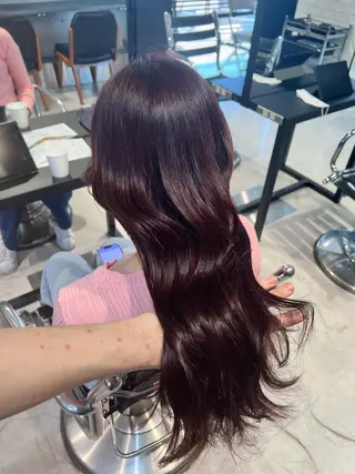 ロング カラー レイヤー/透明感 カラー🌿KANTAのヘアスタイル