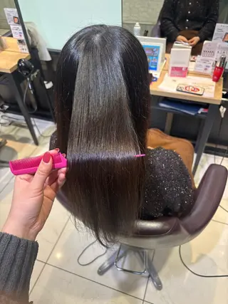 ロング カラー 髪質改善韓国レイヤー /艶カラー/miyuのヘアスタイル