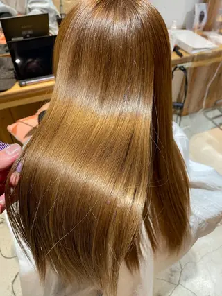 セミロング 縮毛矯正支持率👑 No.1 SORAのヘアスタイル