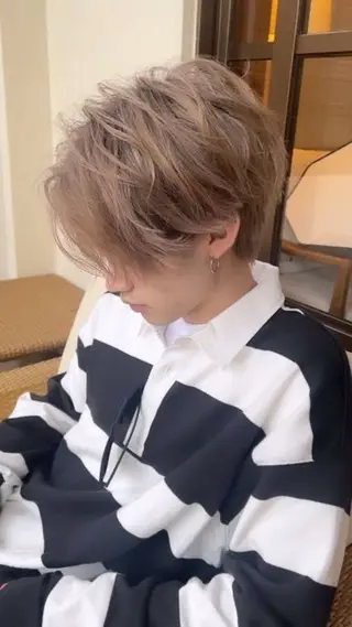 ショート カラー メンズ 🔥 キョウスケ🔥のヘアスタイル