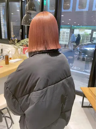 ミディアム カラー haru/レイヤー/ ウルフのヘアスタイル