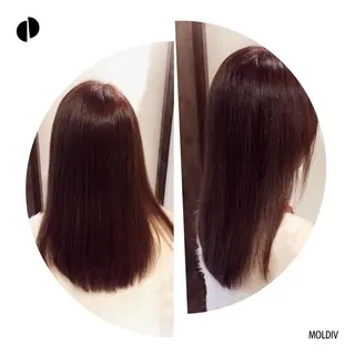 セミロング ロング カラー ✨縮毛矯正✨髪質改善 ナカシマ ユミのヘアスタイル