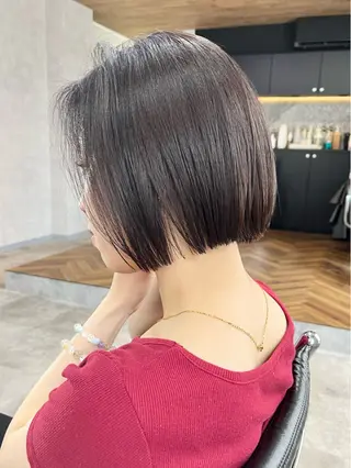 ショート ボブ×縮毛矯正 ryotaのヘアスタイル