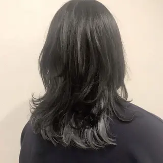 ミディアム カラー メンズ限定クーポン シェアサロン博多のヘアスタイル