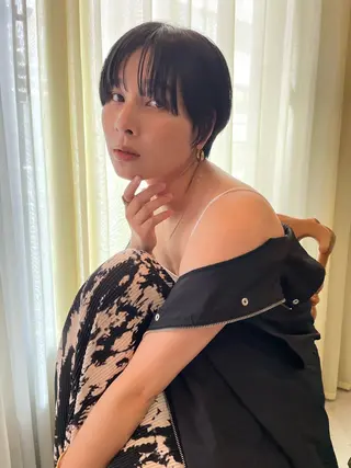 ショート ショート/ボブ/ 心斎橋/宮脇美奈のヘアスタイル