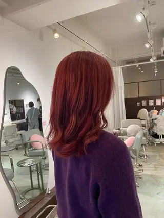 カラー tsuki /天王寺 /カラー/ボブカットのヘアスタイル