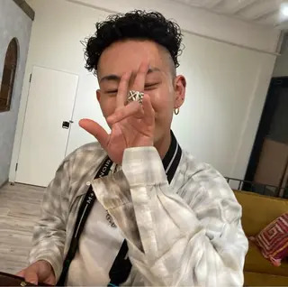 ショート パーマ メンズ men's hair salon Rude所属・木村 茜美のヘアスタイル