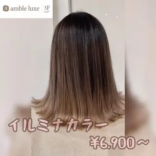 ミディアム カラー ヘアアレンジ 【公式】amble luxe池袋東口🩷のヘアスタイル