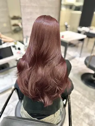 ロング カラー ヘアアレンジ _WHITE 難波本店のヘアスタイル