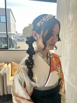 ヘアアレンジ くろだ まみのヘアスタイル