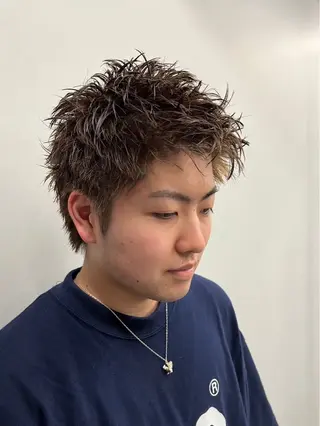 カラー パーマ メンズ 坂本響 メンズカット/パーマのヘアスタイル