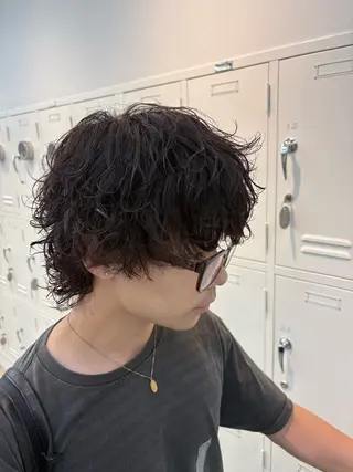 パーマ メンズ 🌀toa/波巻き✨ /メンズパーマ／栄のヘアスタイル