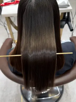 セミロング カラー ✨韓国レイヤー/ハッ シュ/✨山下　遥のヘアスタイル