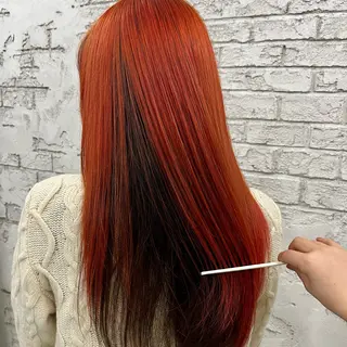 ロング 艶髪ブリーチカラー 💗manaka💗のヘアスタイル