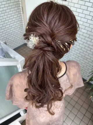 ヘアアレンジ 大人可愛いヘアメイク 💋🧚‍♀️しずかのヘアスタイル