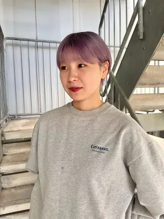 ショート カラー くさかみさき🌼暖色 /耳つぼ/オタク🌼のヘアスタイル