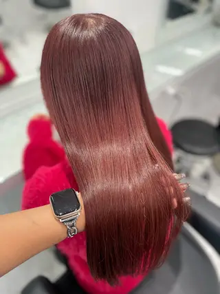 セミロング カラー ❄最強かわいいカラー ❄️MINA❄️のヘアスタイル