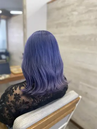 ミディアム カラー THESALONS所属・🤍ブリーチカラー /寄田龍樹🤍のヘアスタイル