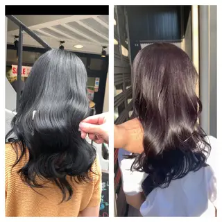 ロング カラー 堀 直人のヘアスタイル