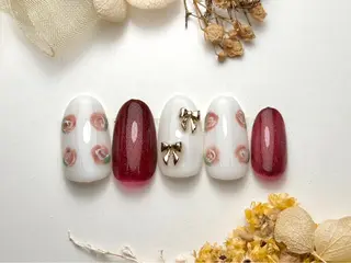 ネイル ネイルPetit Ribbonのネイルデザイン