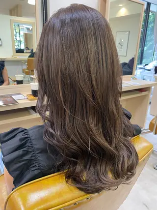 セミロング 顔まわりカット/金山 /大園芽依のヘアスタイル