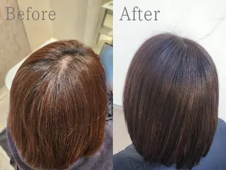 カラー 津波古 杏純のヘアスタイル