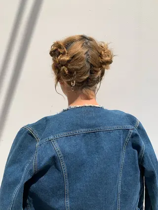 ヘアアレンジ ハイトーン /愛子のヘアスタイル