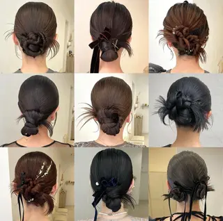 ヘアアレンジ 伊木 栞乃のヘアスタイル