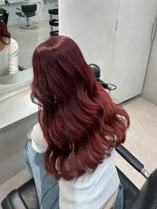 ロング カラー ✨レイヤーカット 海外ヘア/原宿✨のヘアスタイル