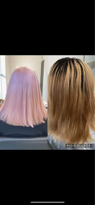 ミディアム カラー 🎨ショートの神様 /神評価🎨原田公祐のヘアスタイル