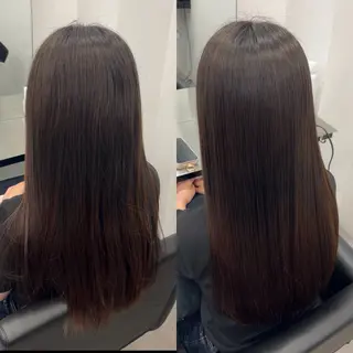 ロング 髪質改善/縮毛矯正 梅田茶屋町/西尾祐作のヘアスタイル