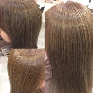 セミロング カラー hair salon Ranun髪質改善のヘアスタイル