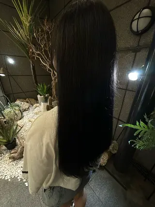 ロング カラー 暖色系ツヤカラー コトノ🫧のヘアスタイル