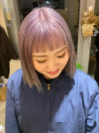 ミディアム カラー GiseL博多筑紫口 杏実のヘアスタイル