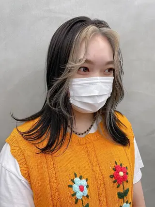 ミディアム カラー yiye 青山所属・無料カットモデル募集 🌱ひょうがのヘアスタイル