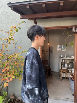 カラー メンズ tablier所属・フクウラ ミホのヘアスタイル