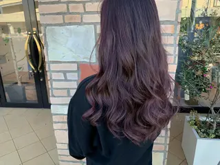 ミディアム カラー 高月 瞭のヘアスタイル