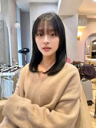 セミロング 銀座副店長/レイヤー /髪質改善/田島のヘアスタイル