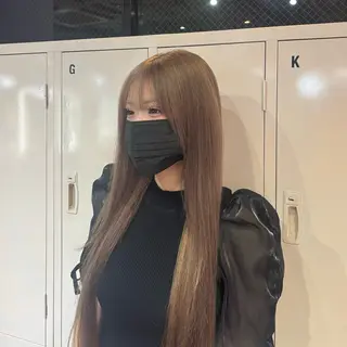 カラー ハイトーン艶カラー 💎あやめ🎀のヘアスタイル