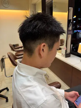 ショート メンズ 佐藤 涼太のヘアスタイル