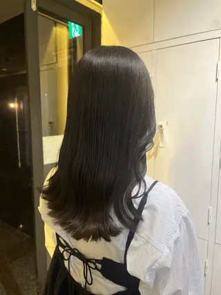 ミディアム 小顔カット/韓国 カラー🌙shikiのヘアスタイル