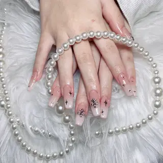 ネイル ☁️Minmin Tsuki💙🩵のネイルデザイン