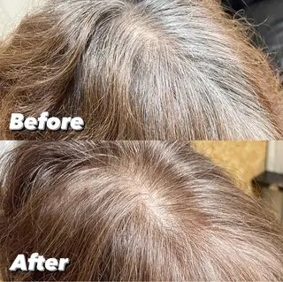 ショート カラー One By The Ect所属・ショート/脱白髪染め ☆宇﨑悠実のヘアスタイル