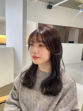 セミロング I nagiのヘアスタイル