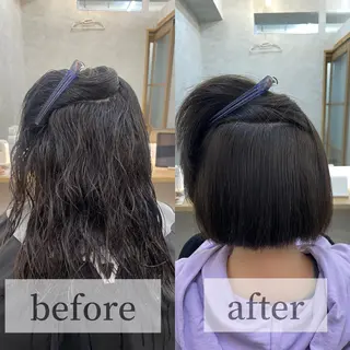 ショート カラー パーマ 高橋 芽衣のヘアスタイル